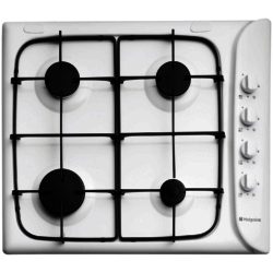Hotpoint G640SW 60cm 4 Burner Gas Hob with FSD in White